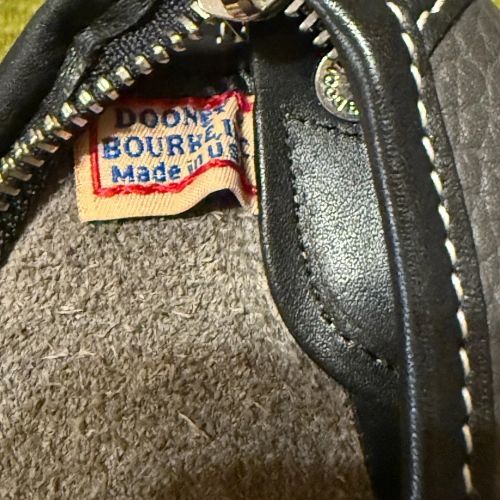 Dooney and Bourke Large Hobo in gray with black trim